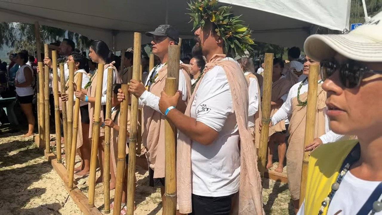 opening wa a canoe ceremony